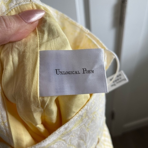 Unlogical Poem Peace Bee With You Yellow Textured Set - S/M - Picture 12 of 12